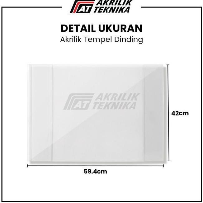 

READY TEMPAT BROSUR AKRILIK / AKRILIK TEMPEL / SIGN HOLDER AKRILIK A2
