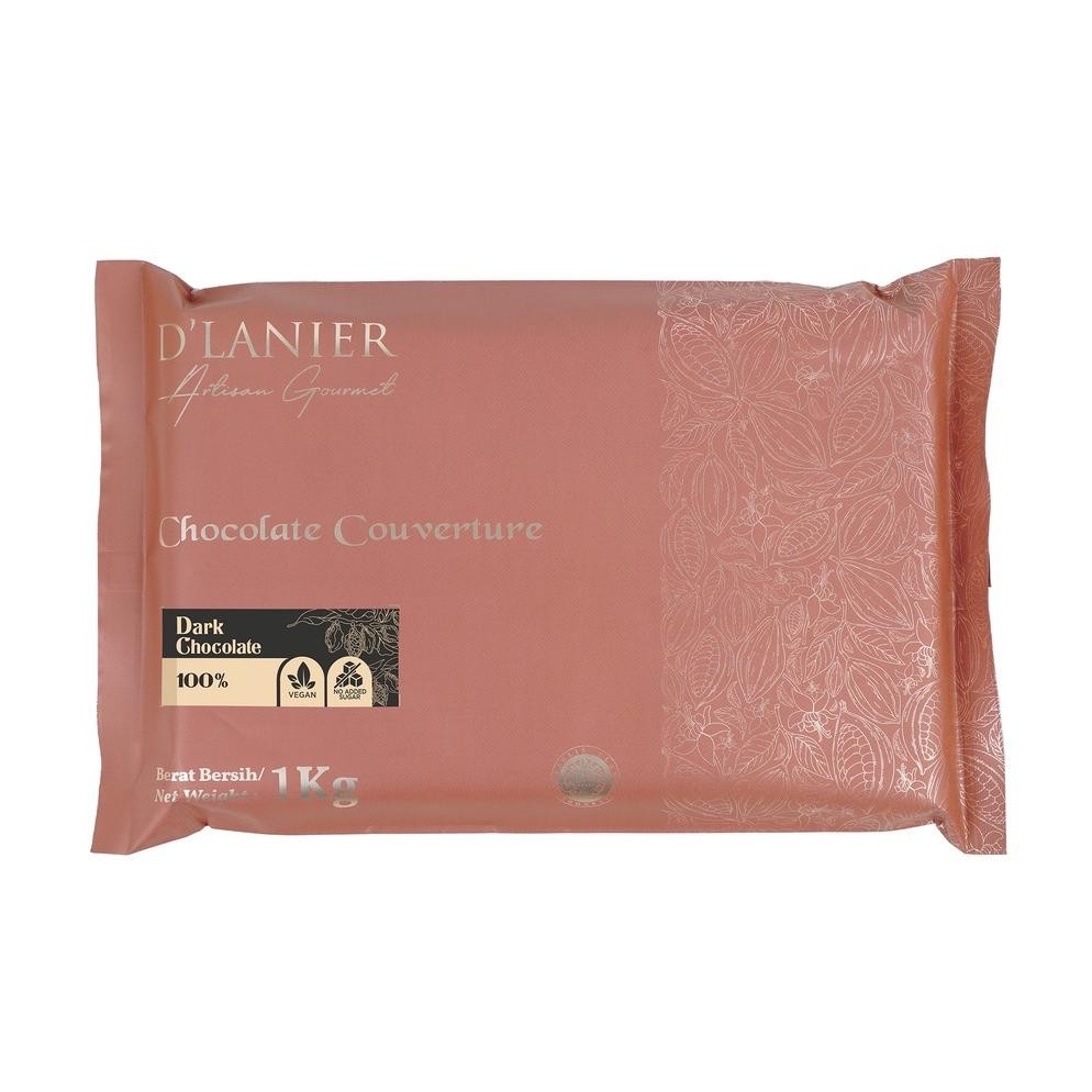 

D'Lanier Dark Chocolate Couverture 100% - 1 kg