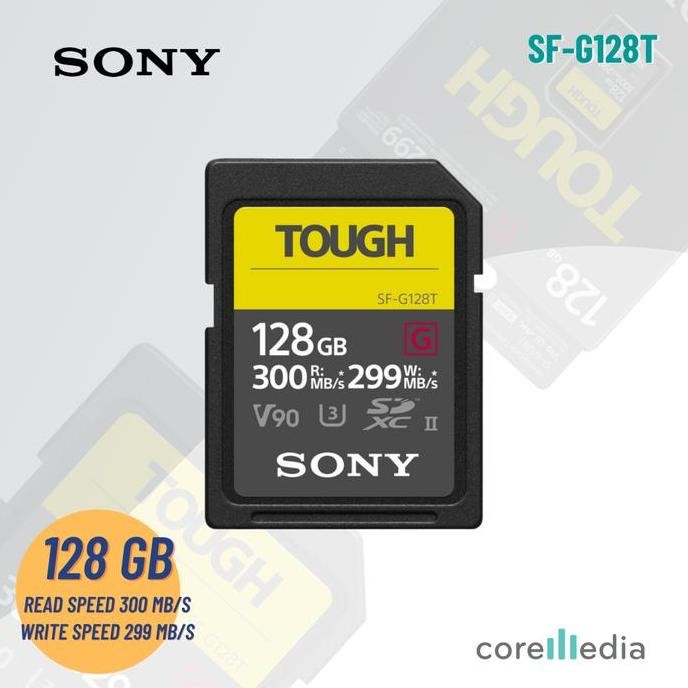 Sony 128GB SF-G Tough Series UHS-II SDXC Memory Card - SF G 128 GB