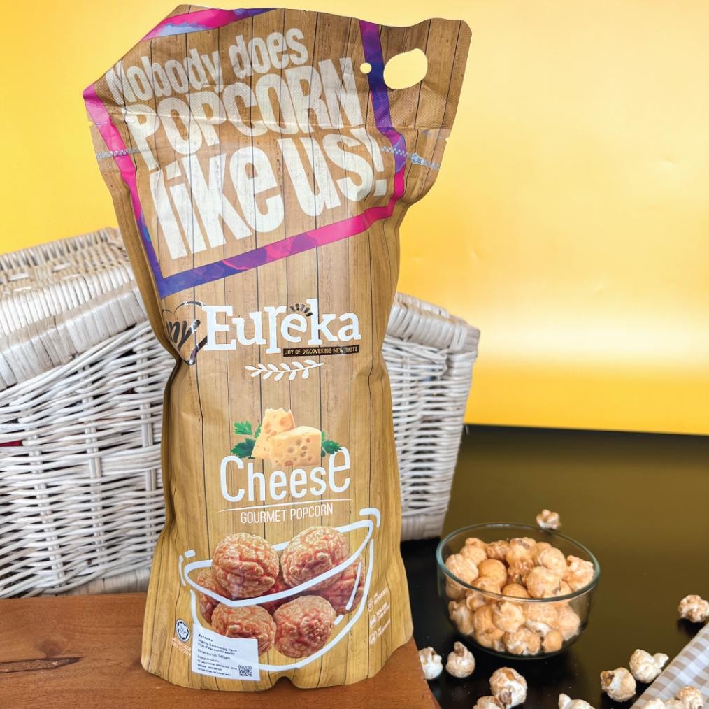

EUREKA POPCORN CHEESE 140g | SNACK CEMILAN IMPORT RASA KEJU