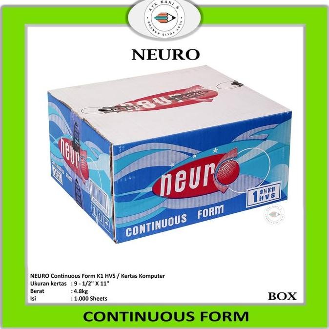 

BEBAS ONGKIR - [GOSED] CF 91/2 x 11 1 Ply ( K1 Neuro ) HVS / Kertas Komputer