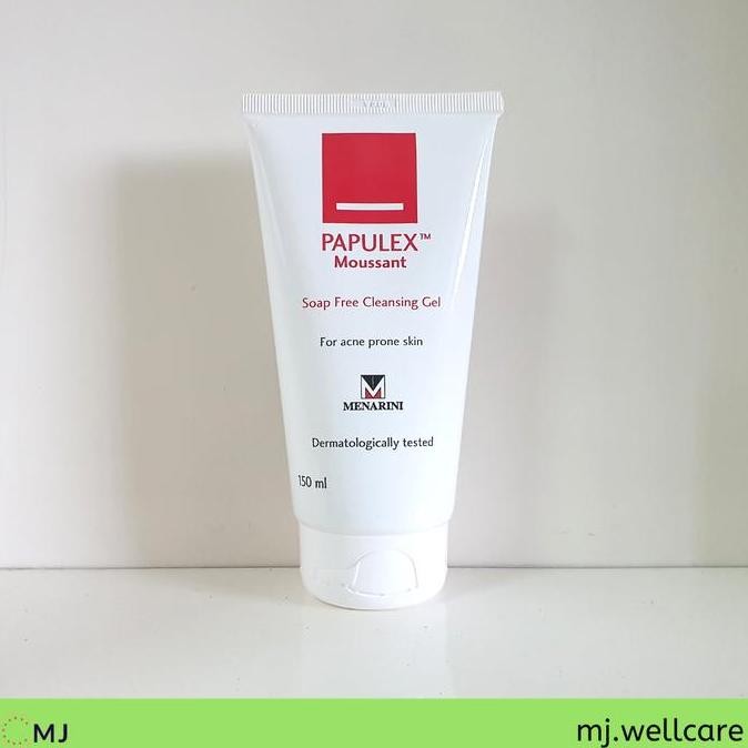 TERBARU - Papulex Moussant Soap Free Cleansing Gel 150 ml ( Papulex Mousant )