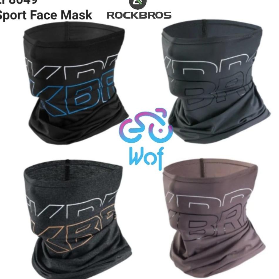 Robros Lf8049 Masker Pelindung Wajah Balaclava Slayer Silk Anti Uv Face Mask Outdoor Sport