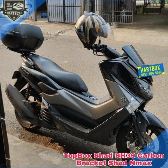 Paket Box Motor Nmax SHAD SH39 CARBON / TopBox SH 39 yamaha n max
