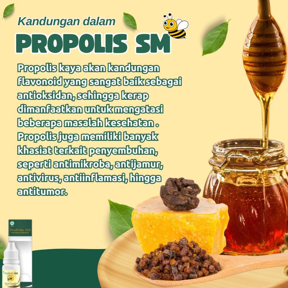 Propolis SM - Obat cacar air & bekas cacar, Obat herpes zoster, Obat gatal berair, Salep cacar air, 