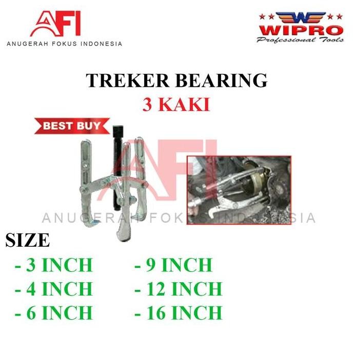 TERMURAH - WIPRO TREKER BEARING 3 KAKI / 3 4 6 9 12 16 INCI INCH /