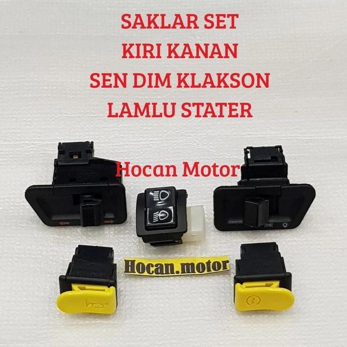 SAKLAR SAKELAR SET TOMBOL SEN DIM KLAKSON LAMPU SPIN SKYDRIVE