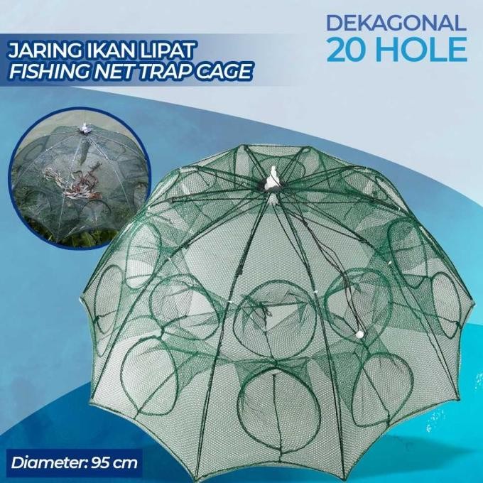 Bubu jebakan Ikan udang kepiting lele belut 20 Lubang Nugi