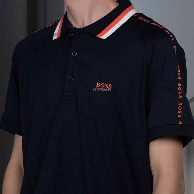 Murah Hugo Boss Paule 2 Slim Fit Luxury Cotton Polo Shirt Authentic / Kaos Polo Hugo Boss Original