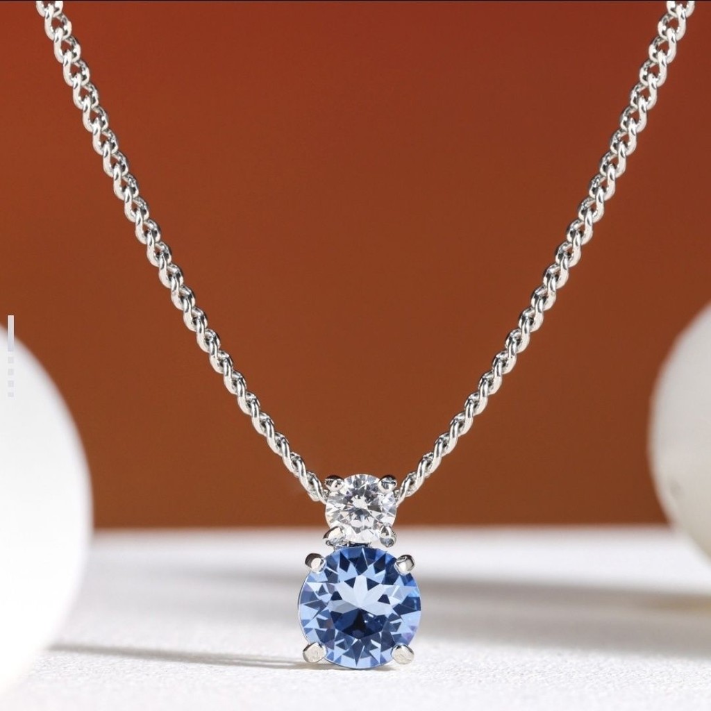 Kalung Jijia Fanxi Nil, Liontin Air Mata, Cinta Mawar, Rantai Tulang Selangka Kristal, Hadiah Hari V