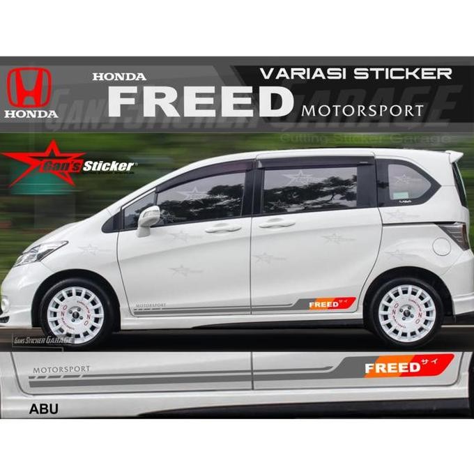 sticker honda freed mobil sticker pintu honda freed murah