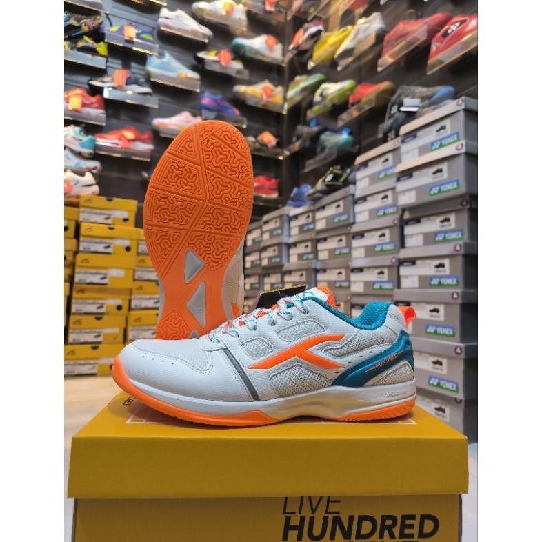Sepatu Badminton HUNDRED BLAST FREE KAOS KAKI Sepatu Badminton Pria Wanita Original Nugi