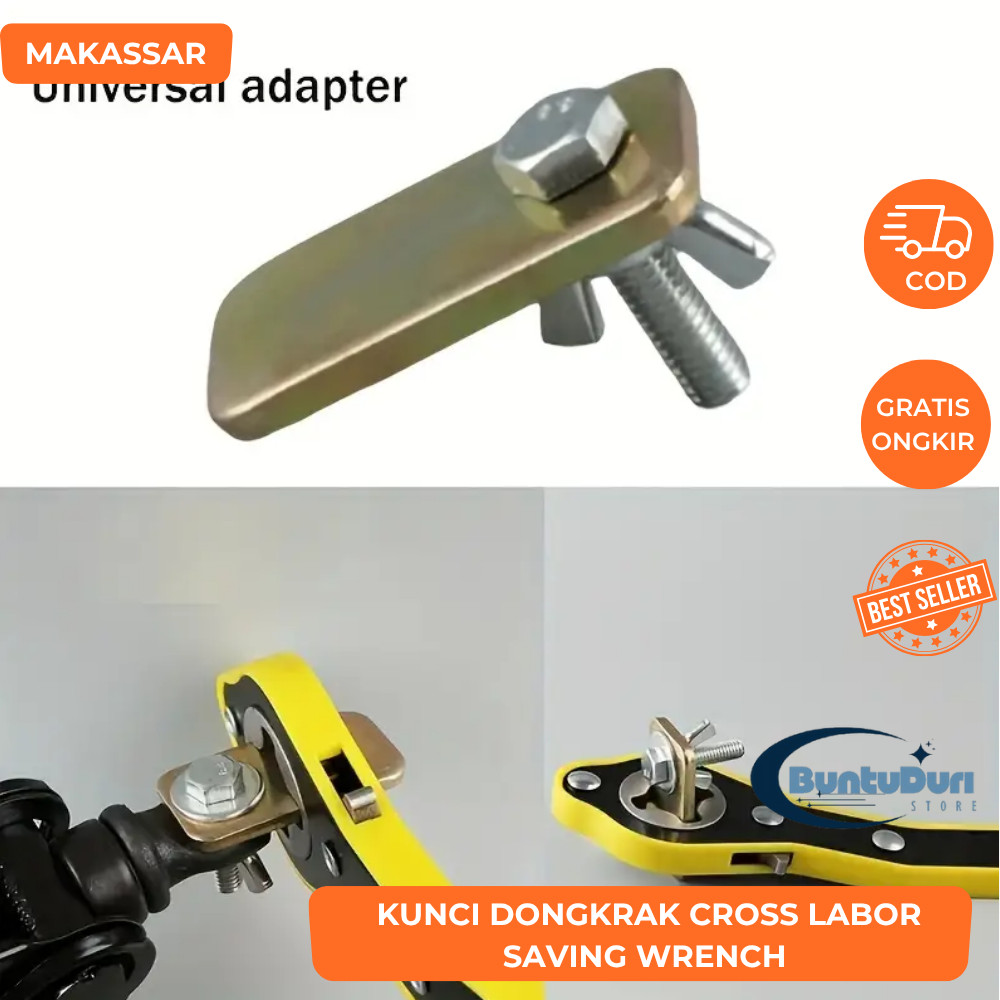 Kunci Dongkrak Cross Labor Saving Wrench