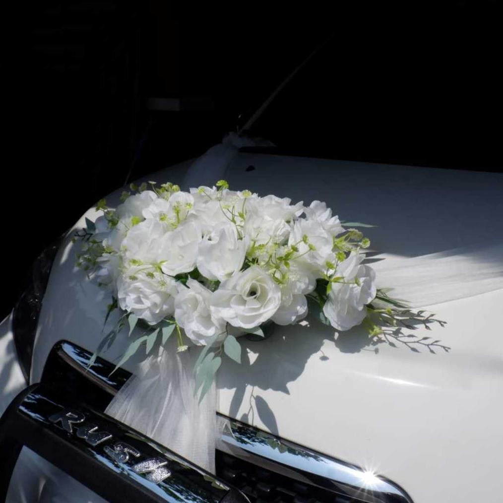 Bunga Mobil Pengantin / Hiasan Mobil Pengantin / Wedding Car / Pita Mobil / Hias Mobil Pernikahan / 