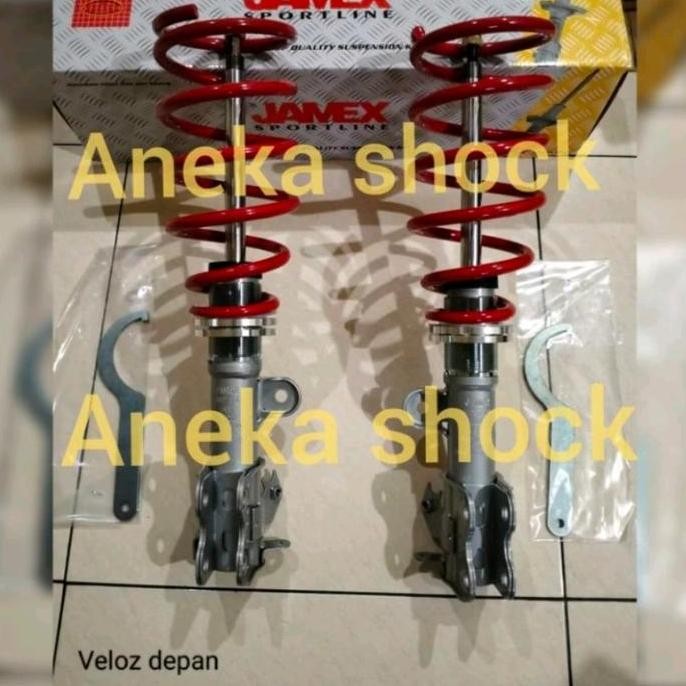 SHOCK JAMEX COILOVER ADJUSTABLE TOYOTA VELOZ / NEW AVANZA DEPAN ORINAL