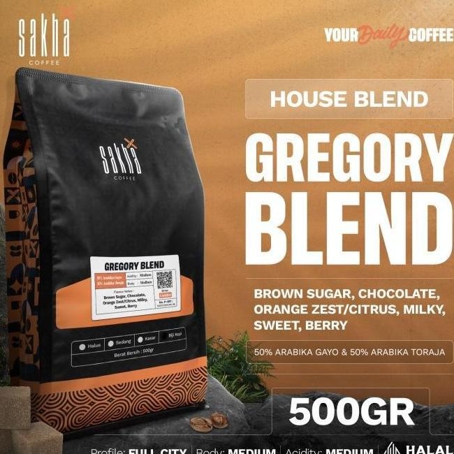 

PROMO KOPI ARABIKA ESPRESSO GREGORY BLEND ARABICA COFFE BEAN BIJI BUBUK 500G