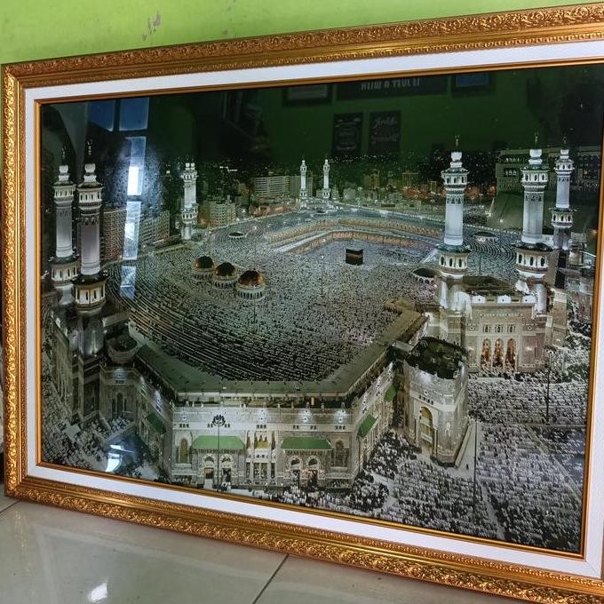 Hiasan Dinding Kabah Lampu Dan Murotal Qu'Ran Seo