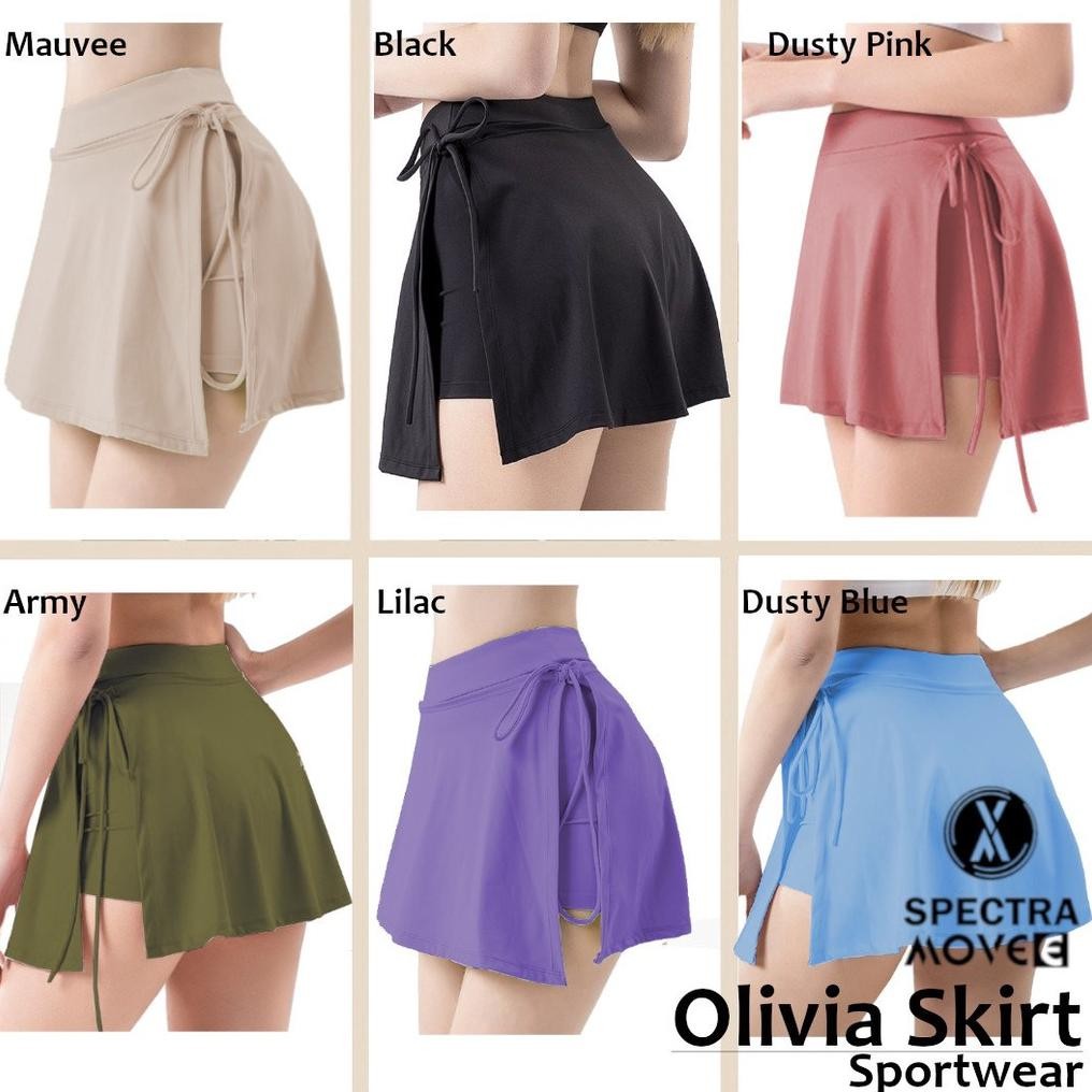 Rok senam OLIVIA SKIRT rok mini rok wanita rok zumba rok dance rok aerobic celana senam rok bandung 