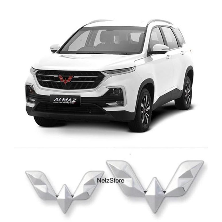 Termurah Wuling Logo Emblem Wuling Chrome Stainless - Almaz
