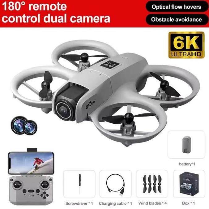 Produk Baru Drone GT3 / i1 PRO FPV Camera 180 HD Sensor Anti Nabrak Drone Toys Hobby Mainan
