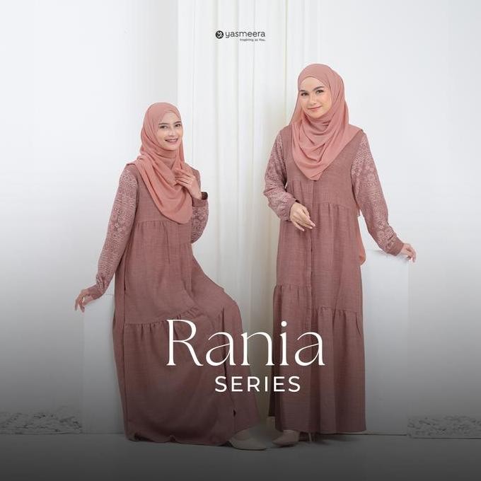 Yasmeera Official | Rania Dress (Gamis Brukat I Gamis Kondangan I Gamis Linen) FT