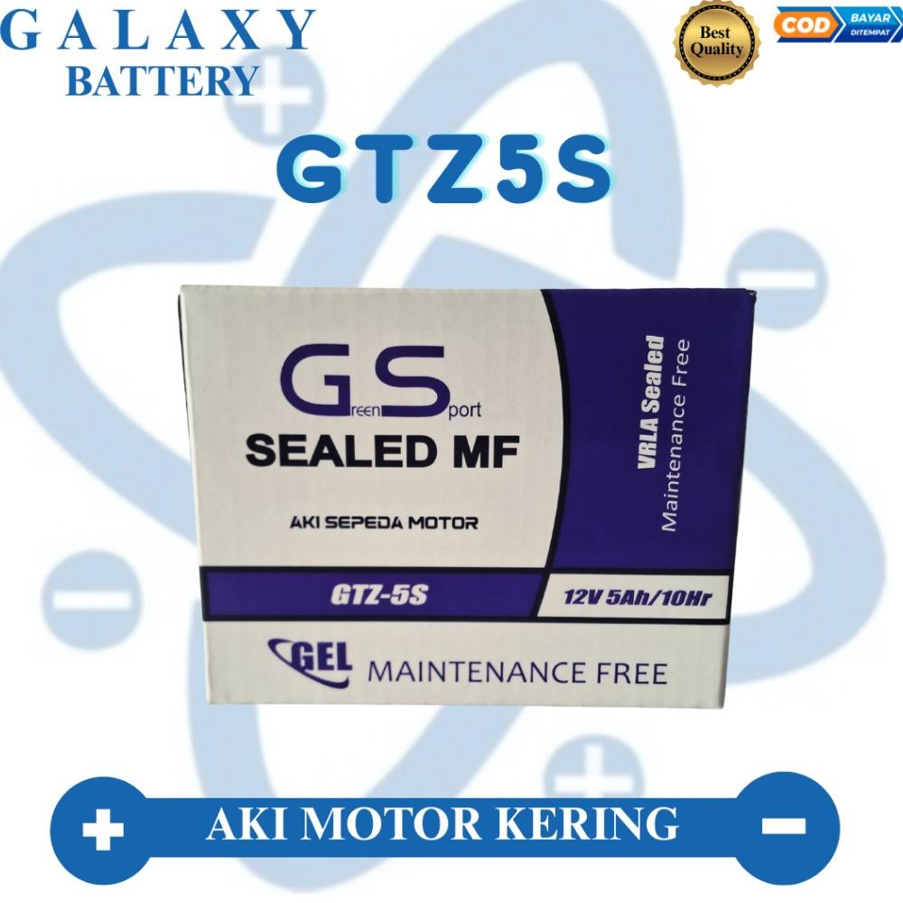 ''Terlaris" Aki Motor Byson / R1 / Xabre 10 Gtzs Gs Green Sport Accu Murah