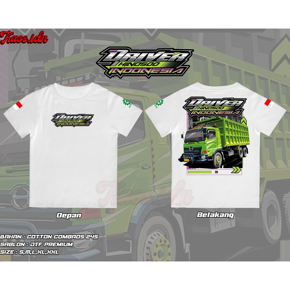 Promo [Bisa Cod] Kaos Anak | Driver Original Merchandise | Kaos Katun 24S Asli | Baju Driver Hino 50