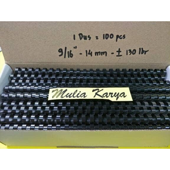 

Spiral Plastik Jilid 9/16 " - 14 Mm Folio Isi 100 Pcs Original Dan Terpercaya