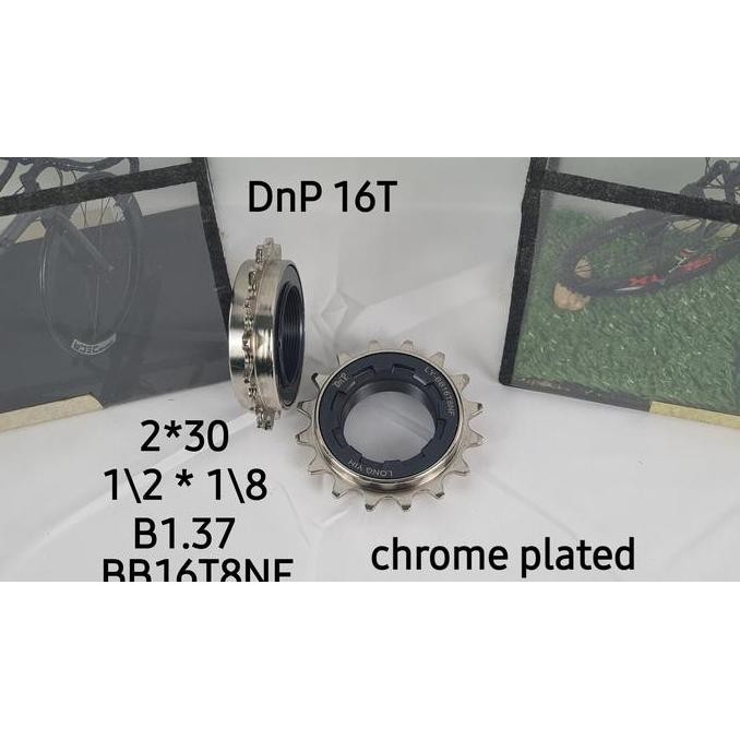 Stok Terbatas Freewheel Flywheel Sprocket Dnp Taiwan 16T Bmx