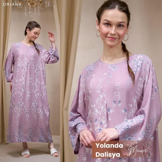 Oriana Dailywear Daster Busui Yolanda Sizing Collection | Daster Lengan Panjang Busui Friendly TU