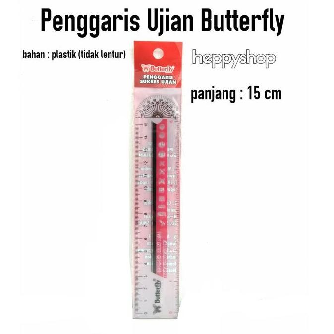 

Buruan beli] Penggaris Ujian Butterfly