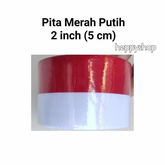 

((((()paling dicari] Pita Merah Putih 2 inch (5 cm)