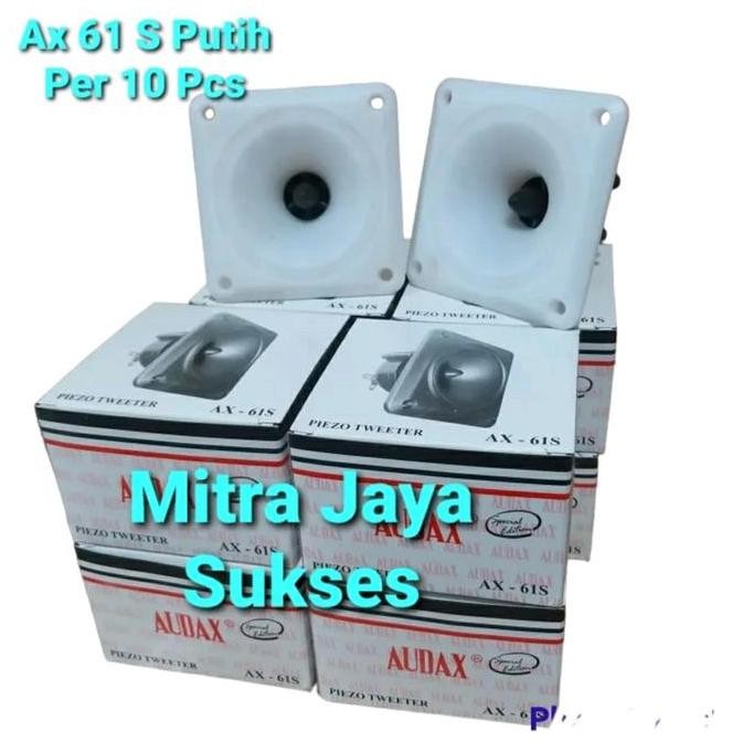Per 10 Pcs - Tweeter Audax ax 61 s 61s PUTIH speaker walet