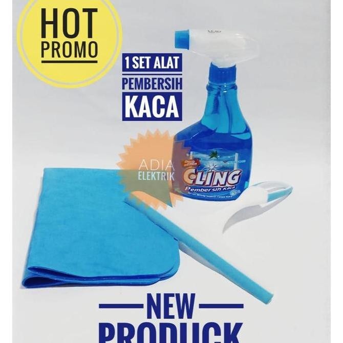Terbaru Paket Alat Kebersihan Hemat 3 In 1 / Paket Kebersihan Rumah /Alat Pembersih Kaca / Paket Per