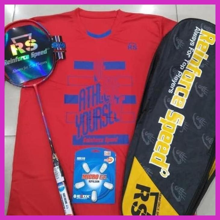 (OLAHRAGA) RAKET BADMINTON RS METRIC POWER 14 KOMPLIT ORIGINAL 100% GOOD QUALITY