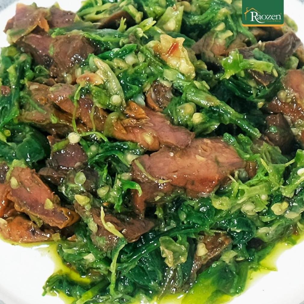 

Raozen Paru Cabe Ijo Full - Daging Paru Sapi Sambal Cabe Ijo Pedas Gurih Khas Melayu Padang - 180gr