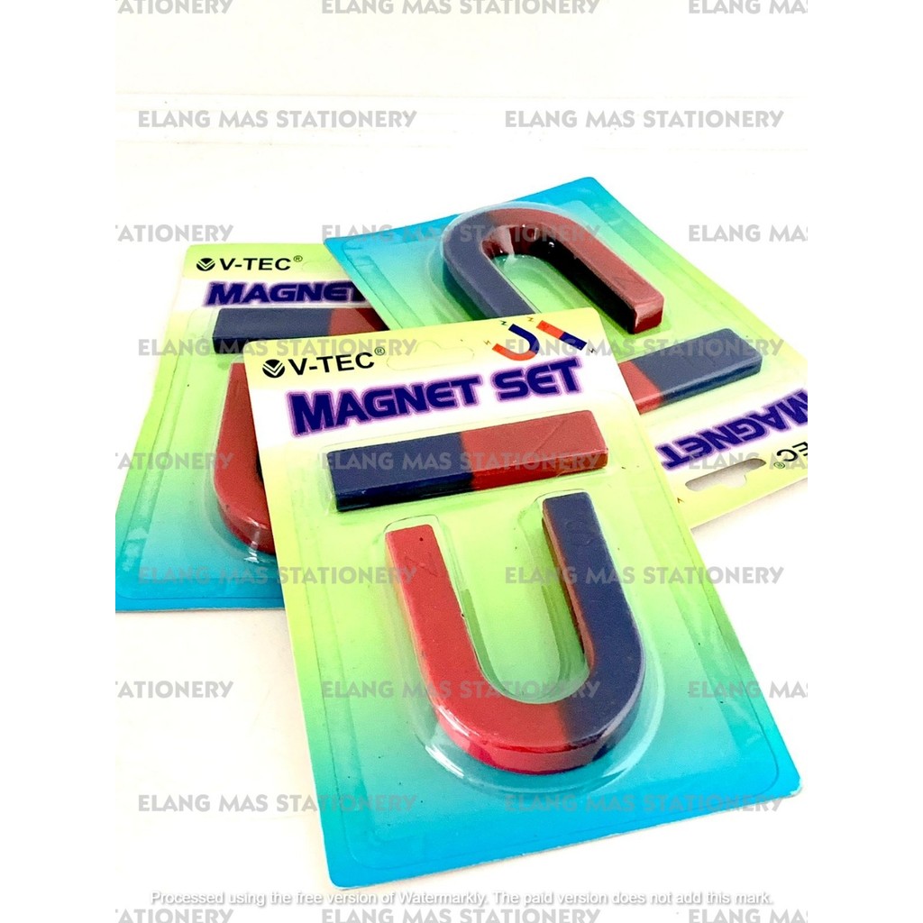 Magnet U dan Batang - Magnet Set VTec Besar dan Kecil