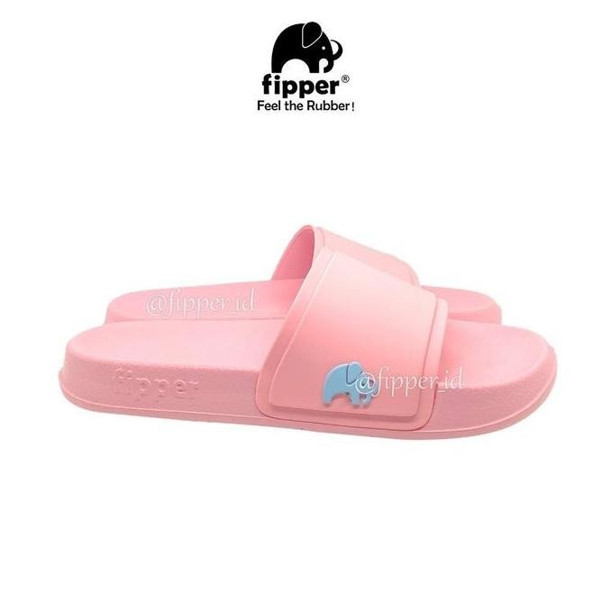 [FIPPER SLIP ON] - PINK BLUSH/PINK BLUSH/BLUE ECHO - SANDAL SELOP PRIA & WANITA ORINAL