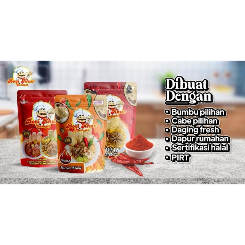 

Boci Khurcuangki - Paket Bundling 3 ( Isi 6 , isi 12 , Mozarella )