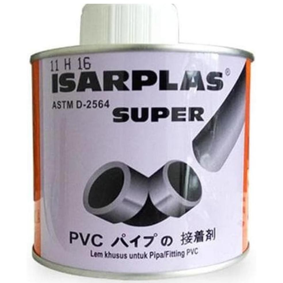 

Lem Pipa ISARPLAS / Lem Pipa PVC / Lem Paralon Kaleng 400Gr