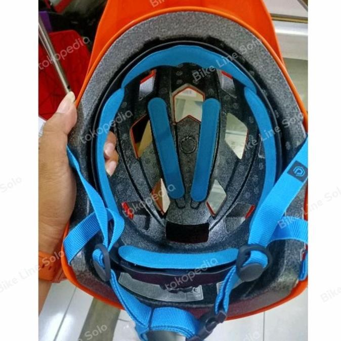 Helm Polygon Ramp Size L Orange Kualitas Terbaik Harga Termurah