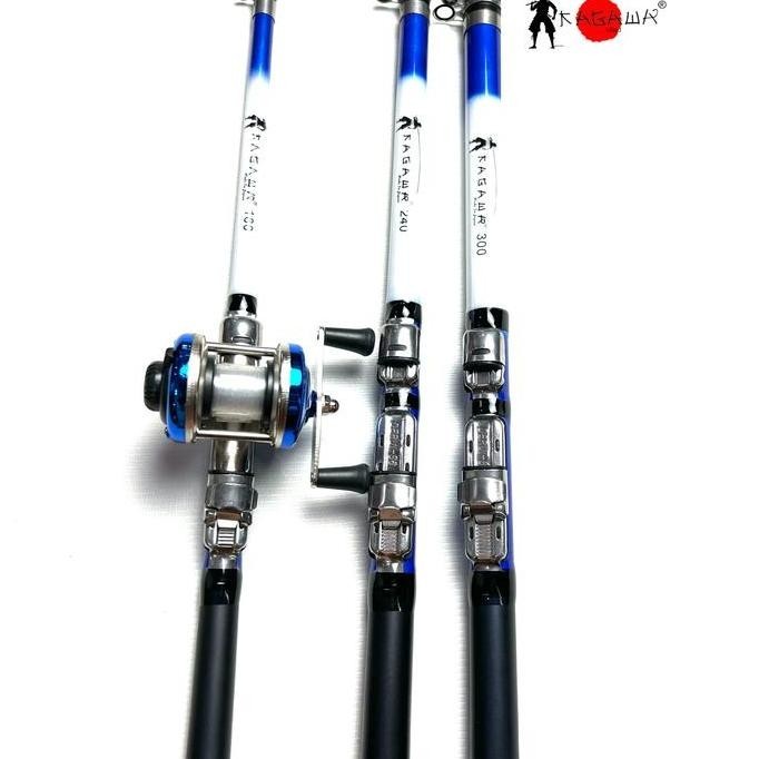 Joran Tegek Kolong Pancing Udang Ruas Pendek Kagawa 45Cm Sama Reel