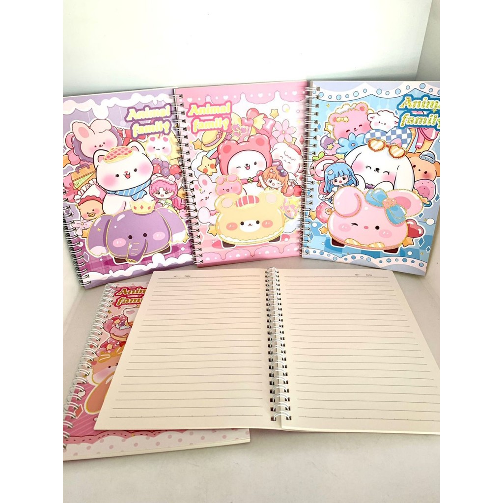 

Buku Tulis Ring A5 Notebook Ring A5 Buku Catatan Buku Tulis Motif