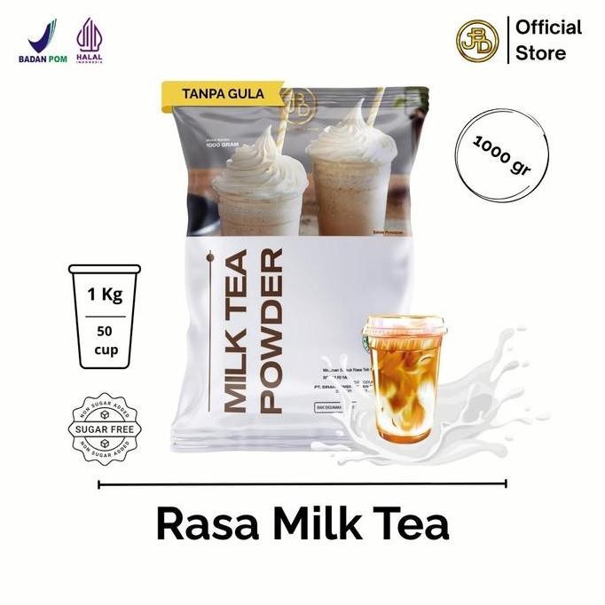 

baru bubuk milk tea premium 1kg - jakarta bubble drink minuman kekinian