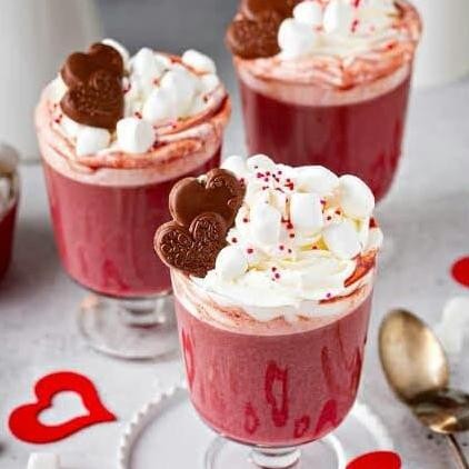 

baru bubuk minuman red velvet golden quality 1kg - serbuk rasa red velvet cake milkshake