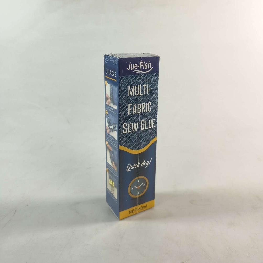 

Lem Celana Kain 50ml - Lem Bahan Kain 50ml - Cairan Liquid Lem Kain 50ml - Sew Glue Fabric 50ml