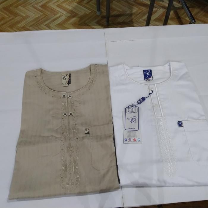 Jubah Gamis Saudi Ikaf Lengan Panjang Impor Ori
