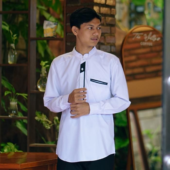 Sg Baju Koko Abizaar Original El Rumi Baju Koko Terbaru Baju Koko Hadroh Baju Koko Muslim Pria Dewas