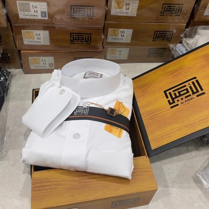 Gki Jubah Pria Al Aseel Katun Import Saudi