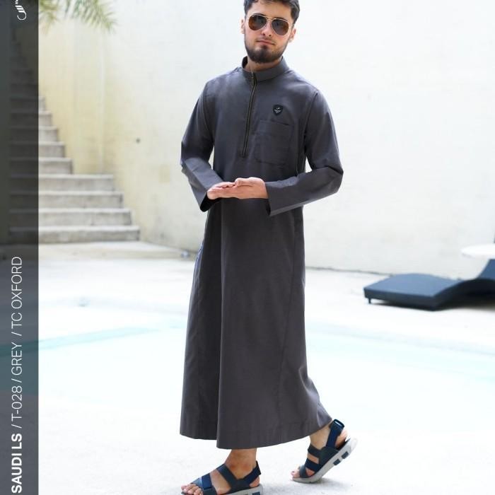 Gki Jubah Samase Original | Jubah Lengan Panjang | Jubah Zipper T 028 | Size Xl - Xxl